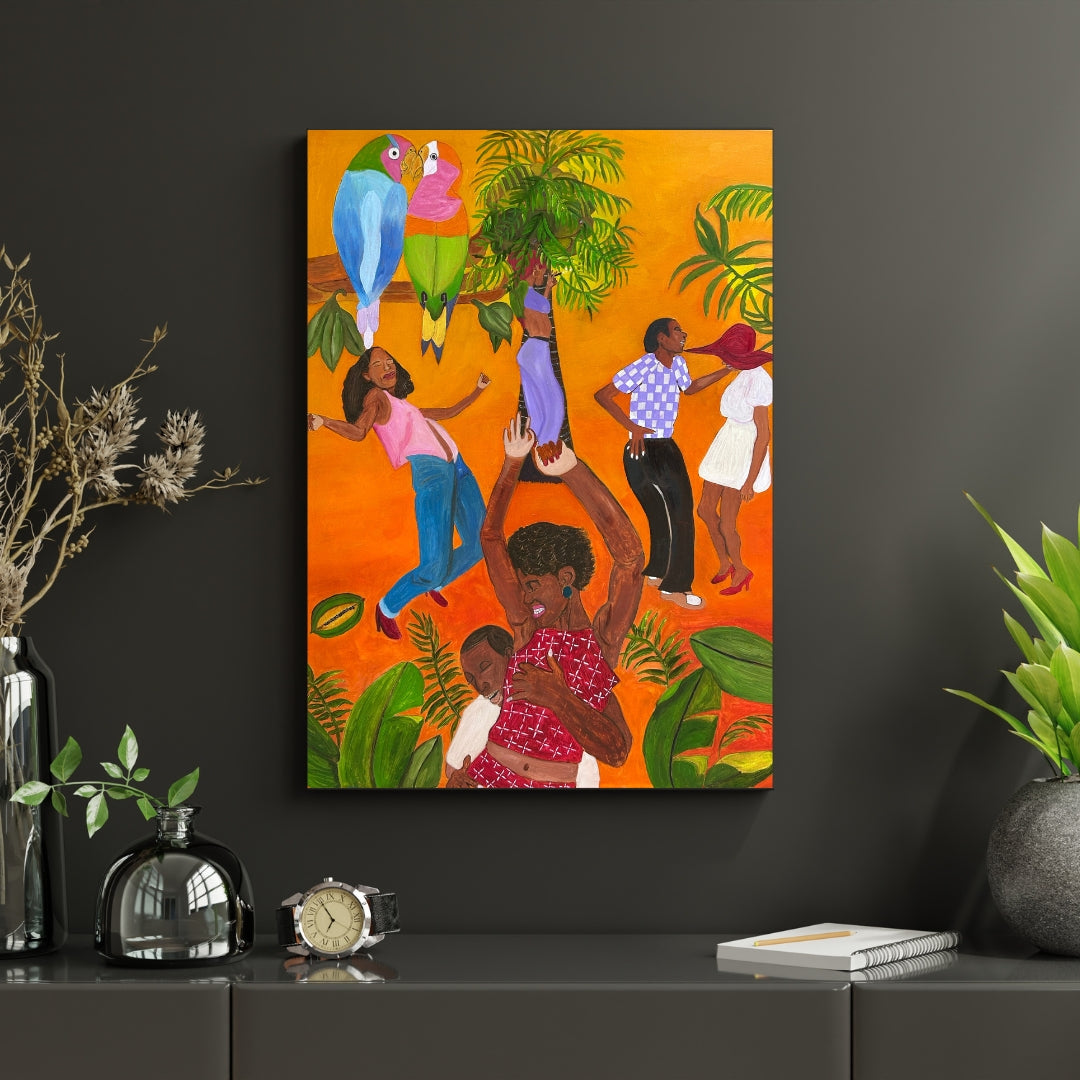 Under the Kum Tree| Limited Edition Archival Giclee Print on Stretched Canvas